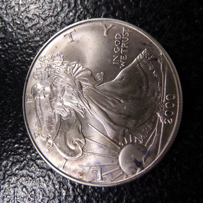 2000 AMERICAN SILVER EAGLE DOLLAR