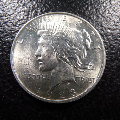1923 PEACE SILVER DOLLAR