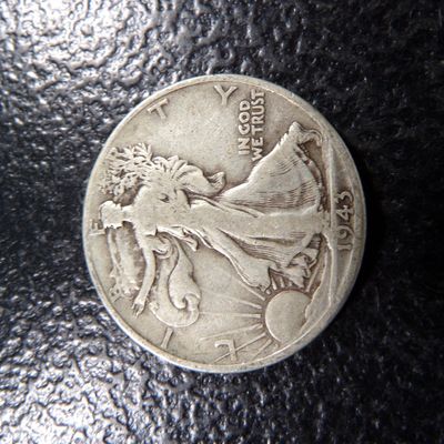 1943-D WALKING LIBERTY SILVER HALF DOLLAR