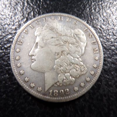 1892-S MORGAN SILVER DOLLAR