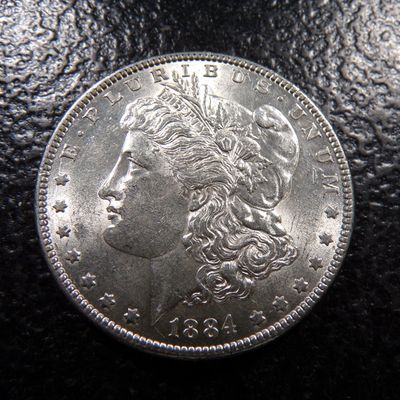1884 MORGAN SILVER DOLLAR