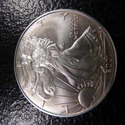 2001 AMERICAN SILVER EAGLE DOLLAR