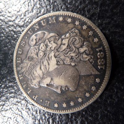 1881-S MORGAN SILVER DOLLAR