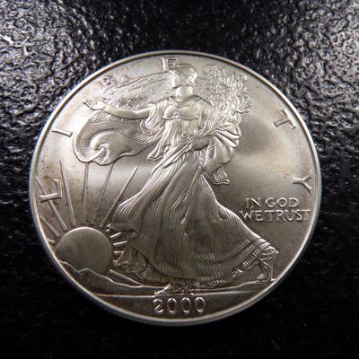 2000 AMERICAN SILVER EAGLE DOLLAR
