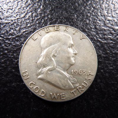1963-D FRANKLIN SILVER HALF DOLLAR