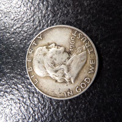 1960-D FRANKLIN SILVER HALF DOLLAR