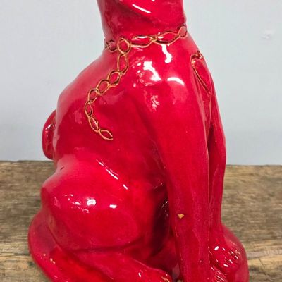 Sale Photo Thumbnail #235: Owens - Billy Ray Hussey Red Cat Figural