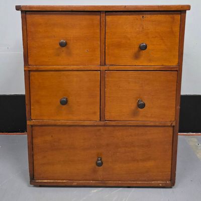 Sale Photo Thumbnail #79: 1840s DeKalb County Georgia Four Drawer Chest