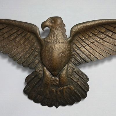 Sale Photo Thumbnail #140: Wall Hanging Brass Formed Federal Eagle 1900s