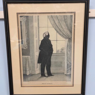 Sale Photo Thumbnail #177: William H. Brown Silhouette Print of Felix Grundy