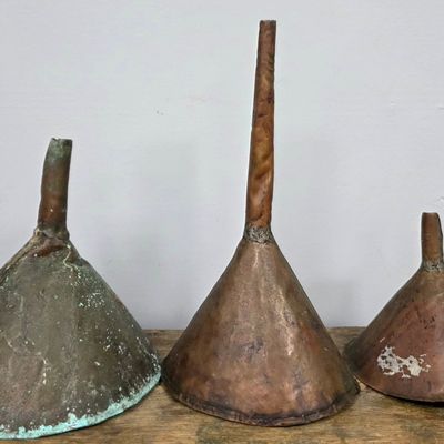 Sale Photo Thumbnail #141: Lot of 3 Georgia Mountian Moonshiner Cooper Funnel