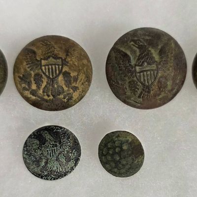 Sale Photo Thumbnail #195: Civil War Buttons Atlanta Found On Private Prop.