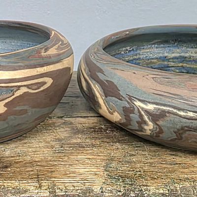Sale Photo Thumbnail #4: Niloak Pottery Bowl Lot of 2
