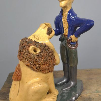 Sale Photo Thumbnail #223: #1 Billy Ray Hussey Lion Tamer Folk Figural