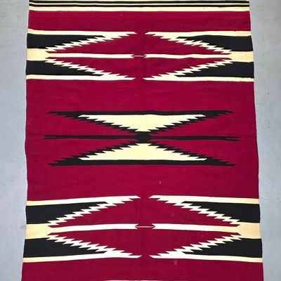 Sale Photo Thumbnail #44: Large Chimayo Wool Blanket