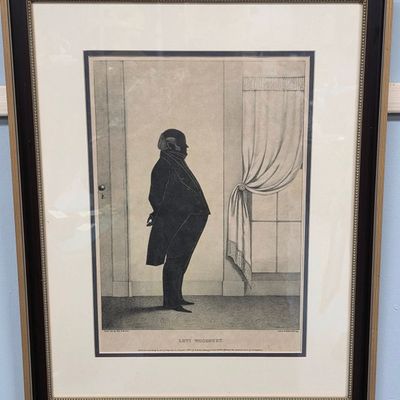 Sale Photo Thumbnail #174: William H. Brown Silhouette Print of Levi Woodbury