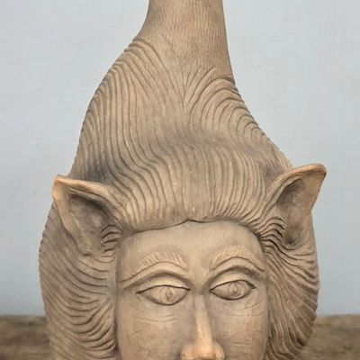 Sale Photo Thumbnail #18: Susan Cornett Native American Spirit Face Bottle