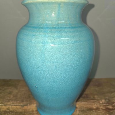 Sale Photo Thumbnail #260: 1951 Pisgah Forest Chinese Blue Glazed Vase