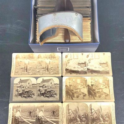 Sale Photo Thumbnail #207: Monarch Steroscope Viewer With Cards