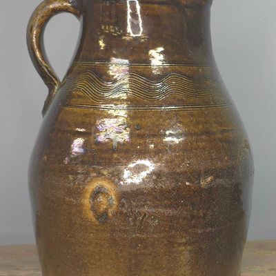 Sale Photo Thumbnail #63: Fine Sand Mountain Alabama Decorated 2gal Pitcher