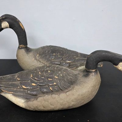 Sale Photo Thumbnail #129: Carrylite Goose Decoys Lot