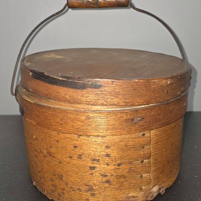 Sale Photo Thumbnail #123: Primitive Shaker Style Dry Goods/ Cheese Bin