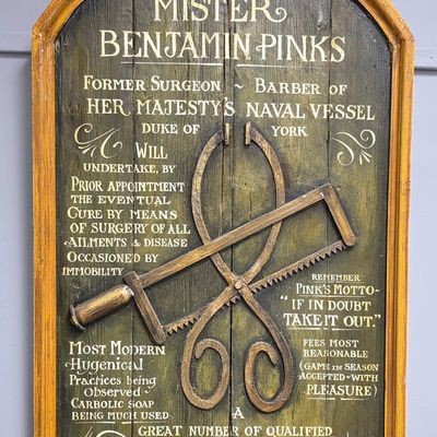 Sale Photo Thumbnail #168: Mister Benjamin Pinks Surgeon Advertising Display