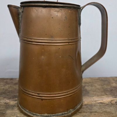 Sale Photo Thumbnail #156: 1870-90s Georgia Copper Pitcher