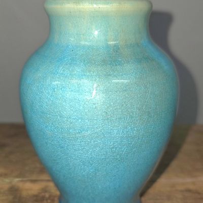 Sale Photo Thumbnail #265: 1936 Pisgah Forest Chinese Blue Glazed Vase
