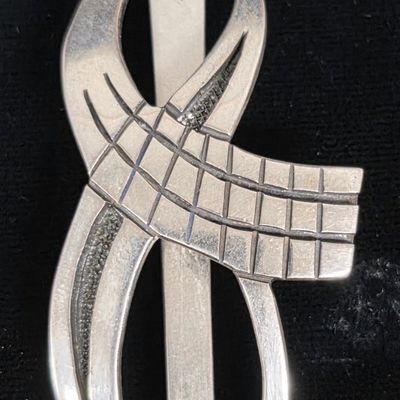 Sale Photo Thumbnail #35: Vintage Sterling Silver Hopi Hair Pin