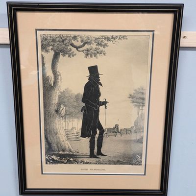 Sale Photo Thumbnail #180: William H. Brown Silhouette Print of John Randolph