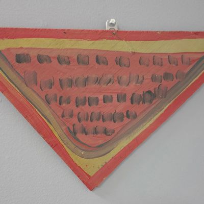 Sale Photo Thumbnail #83: Mose T Folk Art Painted Watermellon