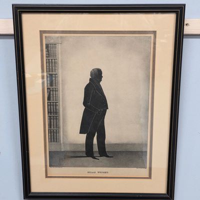 Sale Photo Thumbnail #179: William H. Brown Silhouette Print of Silas Wright