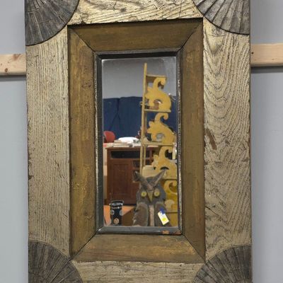 Sale Photo Thumbnail #67: Early Folk Art Mirror