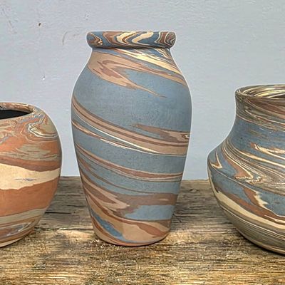 Sale Photo Thumbnail #3: Niloak Pottery Lot of 3