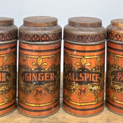 Sale Photo Thumbnail #138: JMC Spice Tin Lot of 6