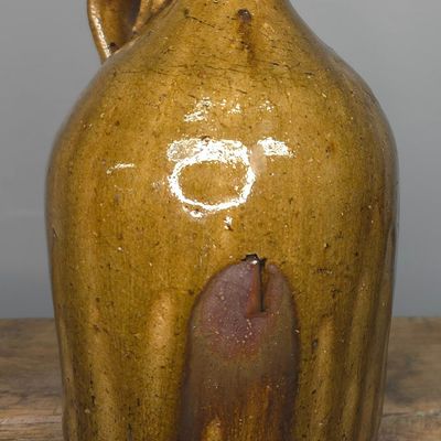 Sale Photo Thumbnail #84: Crawford Co. GA Signed "JHL" John Henry Long Jug