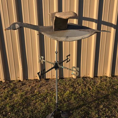Sale Photo Thumbnail #104: Early Wood Goose Weathervane
