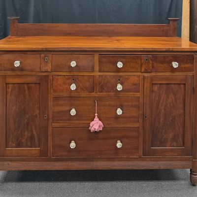 Sale Photo Thumbnail #82: 1840s Green Co. Georgia Walnut & Yellowpine Server