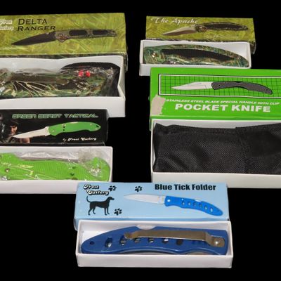 Sale Photo Thumbnail #522: Brand New Pocket Knife Lot, All New in Box, Frost Cutlery