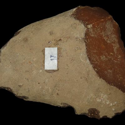 Sale Photo Thumbnail #333: 5 3/8" Acheulean Early Man Blade / Paleolithic Hand Axe, France, Reported 150,000-250,000 Years Old