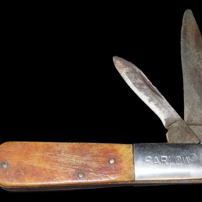 Sale Photo Thumbnail #354: Vintage Barlow Bone-Handled Pocket Knife, Japan
