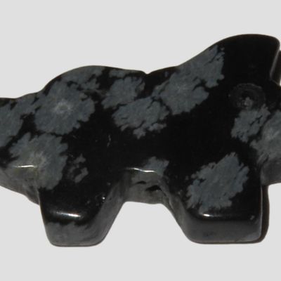 Sale Photo Thumbnail #360: Zuni Stone Animal Fetish Bead / Pendant, New Mexico