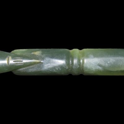3" Pre-Columbian Human Effigy Axe God Pendant, Jade, Costa Rica