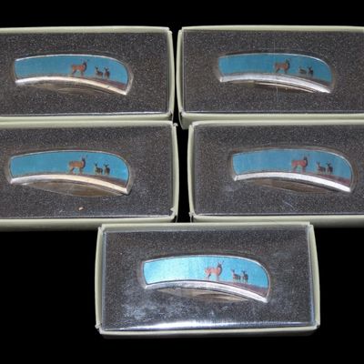 Sale Photo Thumbnail #507: Brand New Whitetail Deer Pocket Knife Lot, All New in Box, Taylor Cutlery