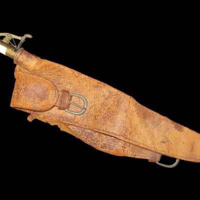 Sale Photo Thumbnail #585: Civil War Era Powder Flask