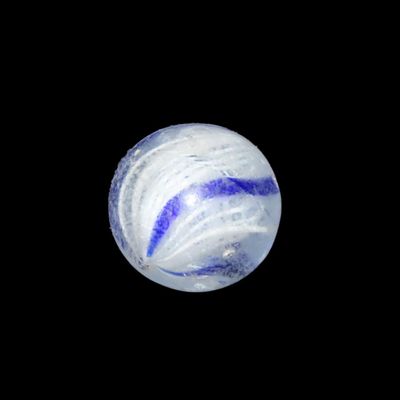 Sale Photo Thumbnail #570: 7/8" Huge Antique German Swirl Handmade Marble, Nice Large Example