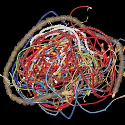 Sale Photo Thumbnail #683: Large Lot of Trade Bead Necklaces