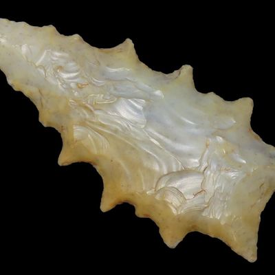 2 3/4" Serrated Kirk, Kentucky, Ex. Tom Davis & Bill Pinkston Collections