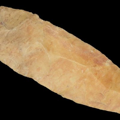 Sale Photo Thumbnail #399: 4 3/8" Flint Celt, St. Charles Co., Missouri, Found by Ronald Knowles
